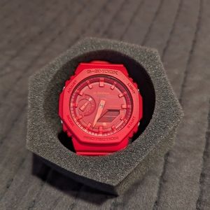 Casio G-Shock GA-2100 all red